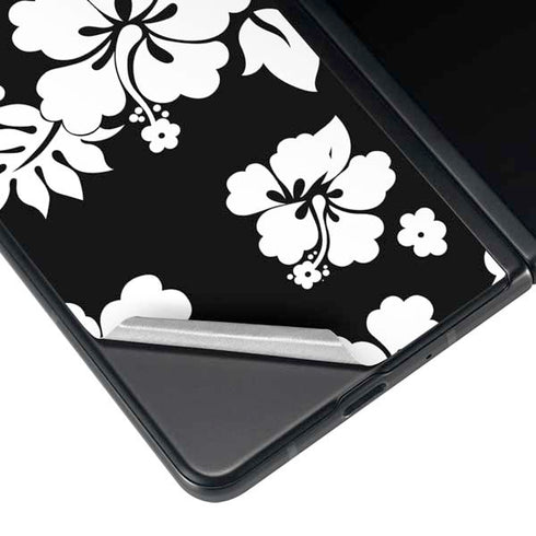 Black and White Galaxy Z Fold4 5G Skin